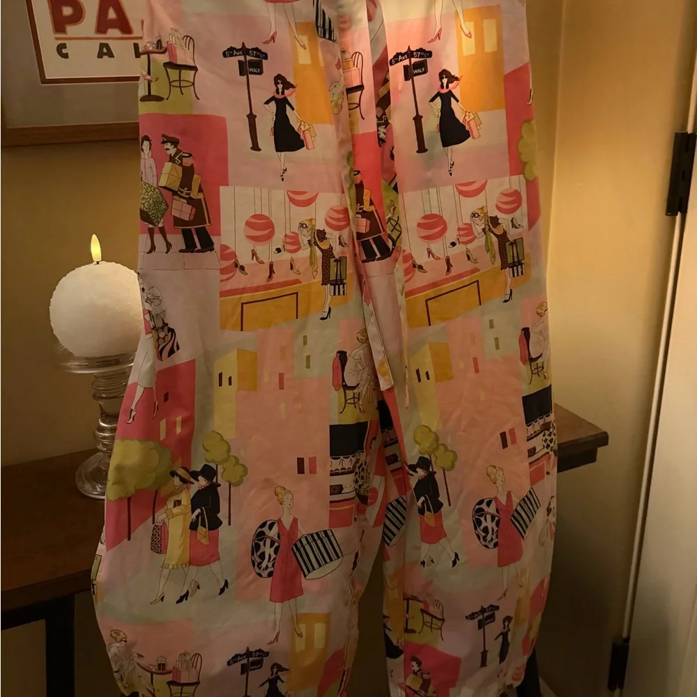 The Cat's Pajamas Parisian Print Pants - Picture 1 of 4